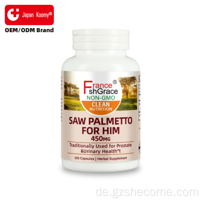 Shecome Prostate Support Saw Palmetto Prostata-Kapseln